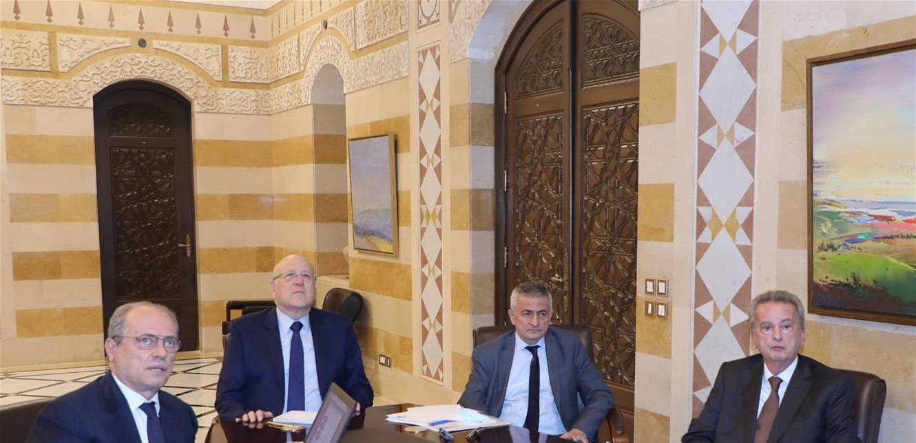 ميقاتي ترأس إجتماع لجنة متابعة المفاوضات مع صندوق النقد الدولي