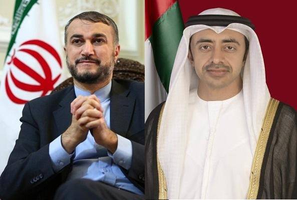 عبد اللهيان يتصل بنظيره الإماراتي