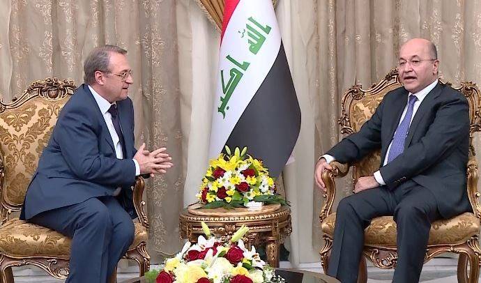 مستقبلاً المبعوث الروسي 
صالح: العراق ينطلق من علاقات متوازنة