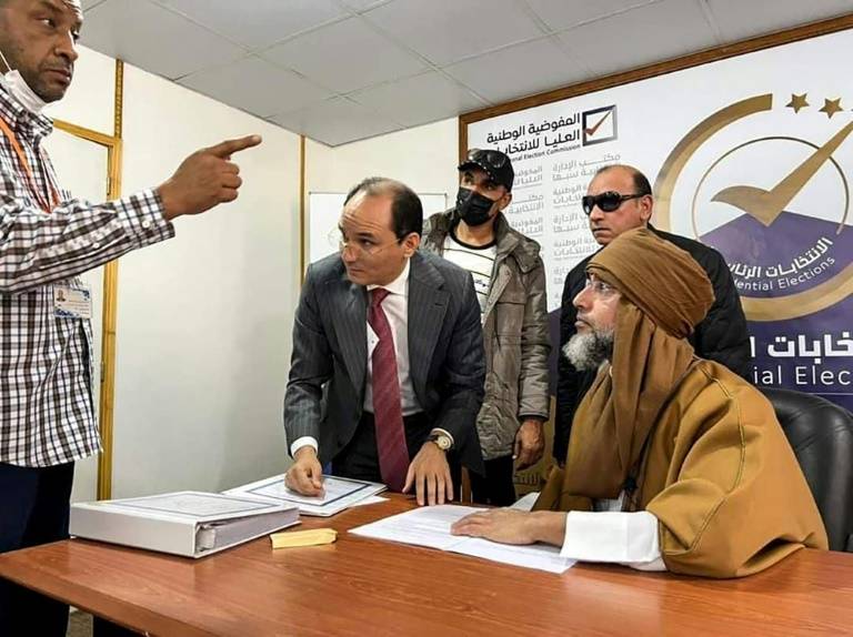 محكمة استئناف سبها ترفض طعن المفوضية الليبية للانتخابات باستبعاد القذافي