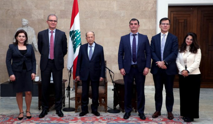 وفد صندوق النقد جال على عون وميقاتي مبديا استعداد الصندوق
للمساعدة ورئيس الجمهورية اكد على تطبيق الاصلاحات