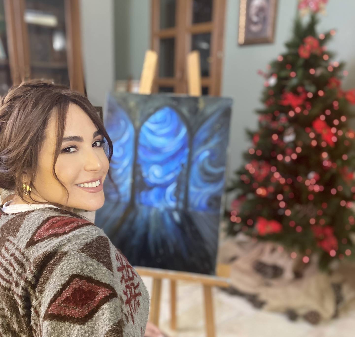 عبير نعمة في أغنية رومنسيّة ميلاديّة بعنوان 