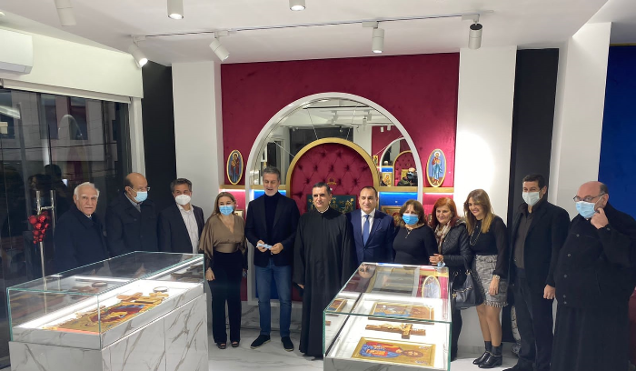 افتتاح معرض للأيقونات في ضبية برعاية نصار