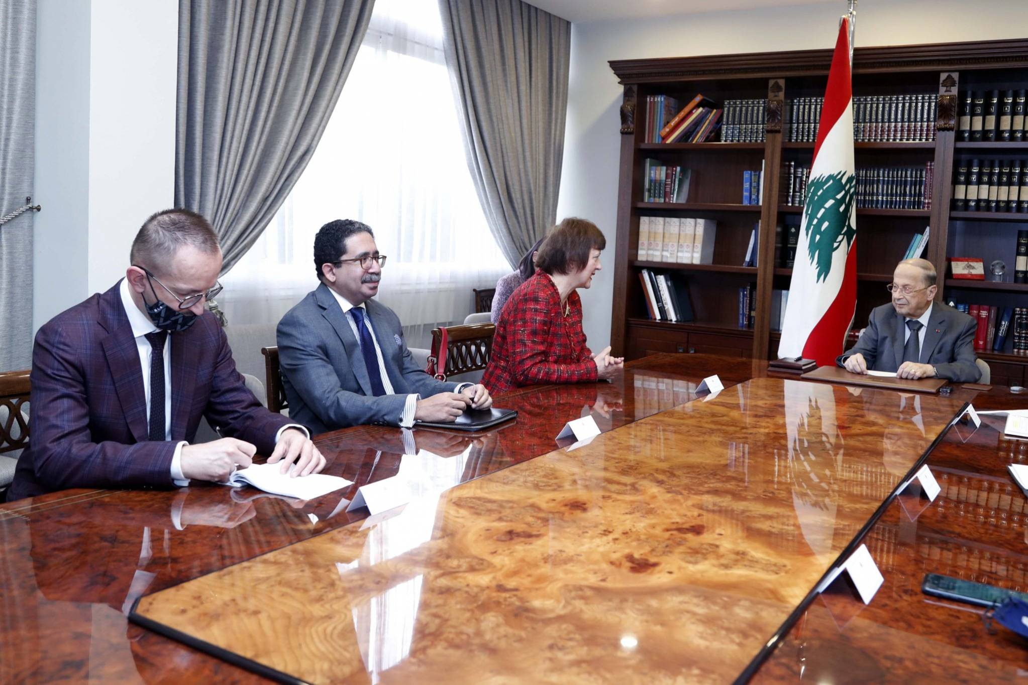 عون استقبل فرونيسكا
