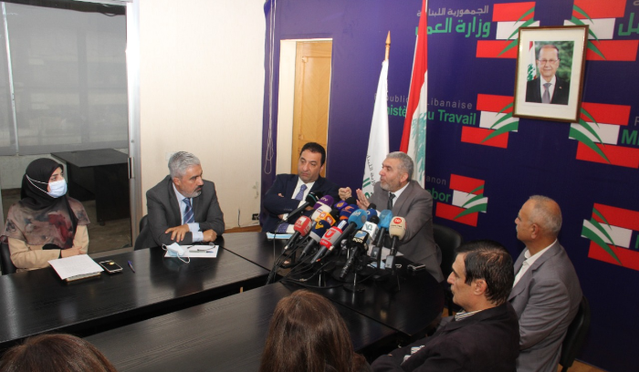 بيرم شرح بمؤتمر صحافي تفاصيل قرار حصرية المهن :
لم أخالف القانون والدستور والقرار يحمي العامل اللبناني