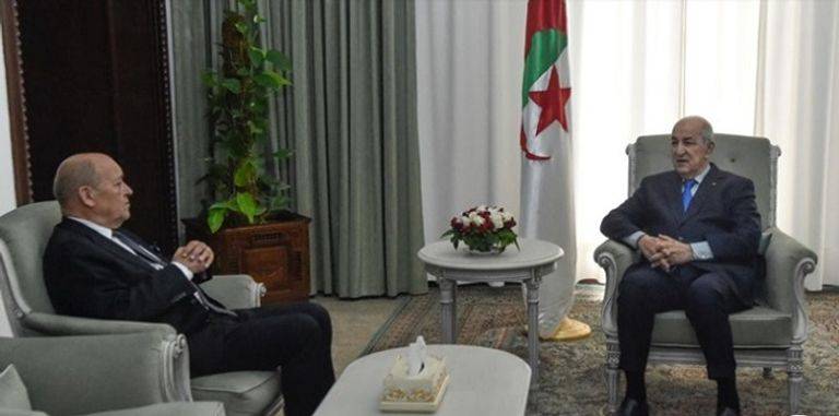 لودريان يكشف علام تمّ التركيز خلال لقائه تبون