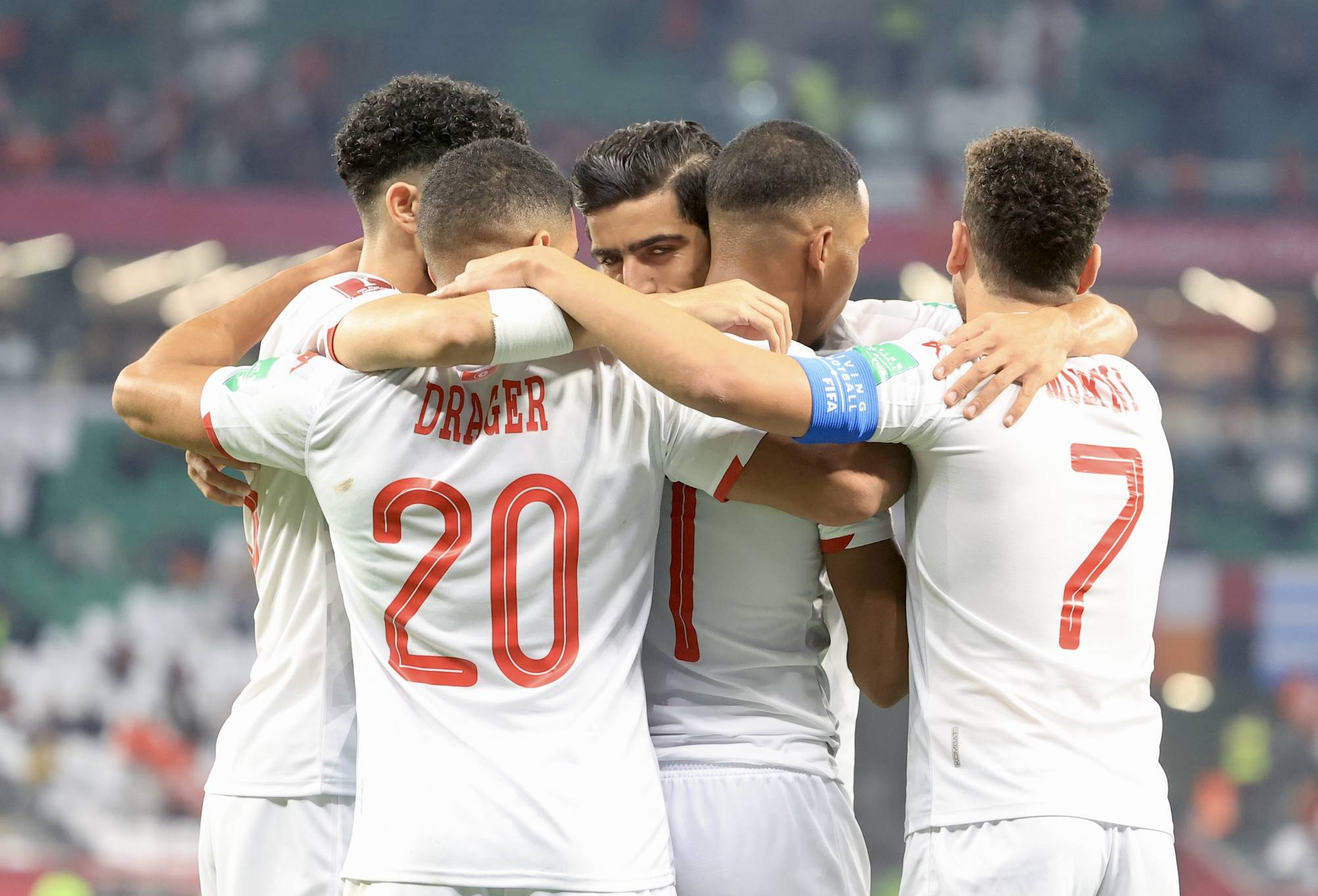 بالصور - تونس إلى نصف نهائي كأس العرب بعد فوزها على عمان
