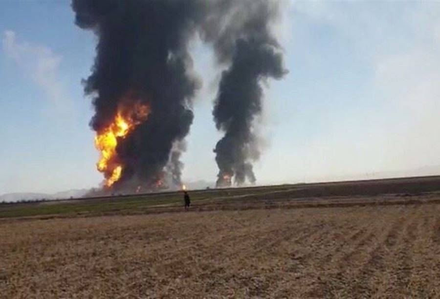 إنفجار خَط لِمُكثفات الغاز في مصفاة بـ إيران