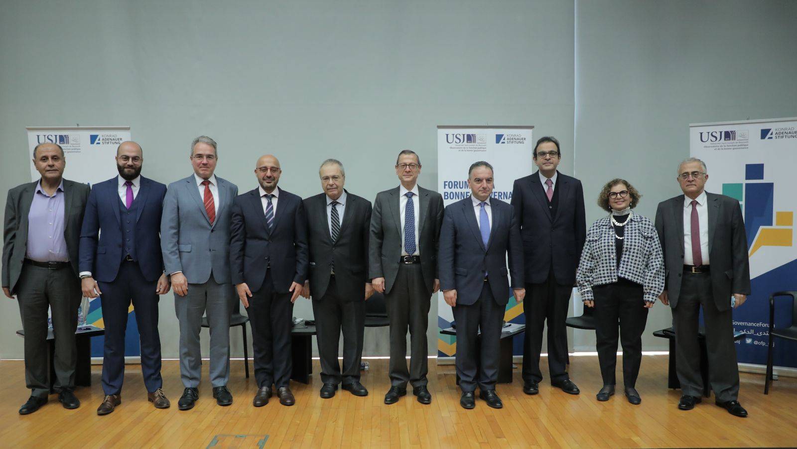 انطلاق فعاليات مؤتمر "الانتخابات معبر إلى التغيير والحكم الرشيد" في الجامعة اليسوعية