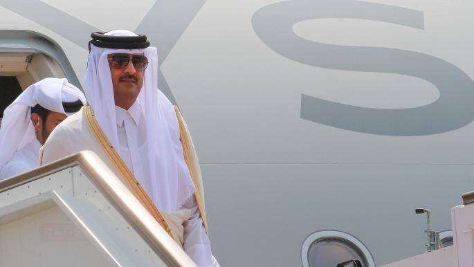 أمير قطر يصل إلى السعودية