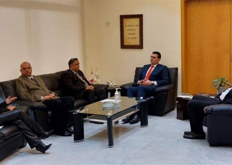 الحاج حسن استقبل السفير الهندي وبحث معه أبرز القضايا