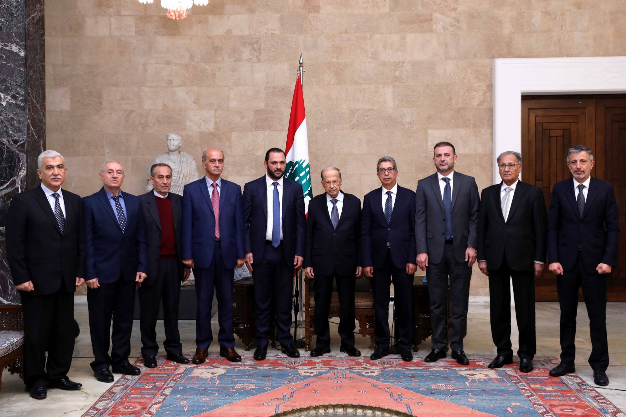 عون يستقبل حزب البعث العربي الاشتراكي ونقابة المحررين