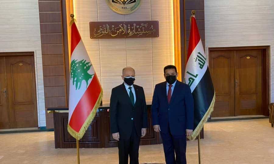 موريس سليم عرض مع مستشار الامن الوطني العراقي التعاون بين البلدين