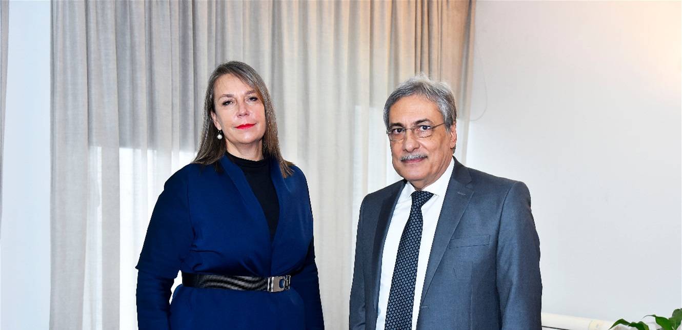 زيارة تعارف بين وزير العدل وسفيرة سويسرا