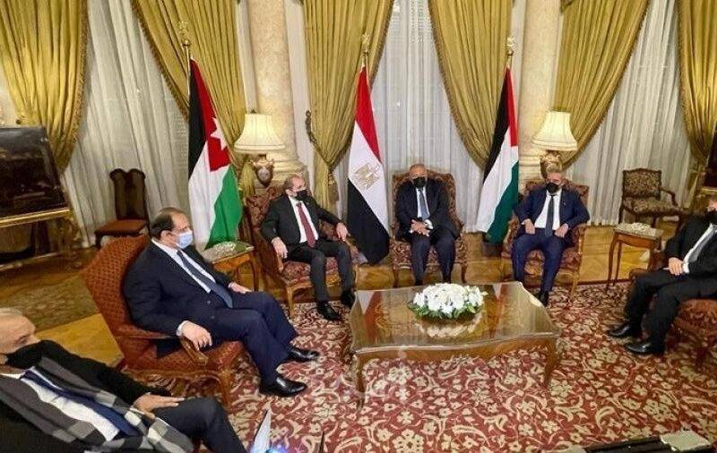 ماذا جاء في البيان الختامي للإجتماع المصري الأردني الفلسطيني؟