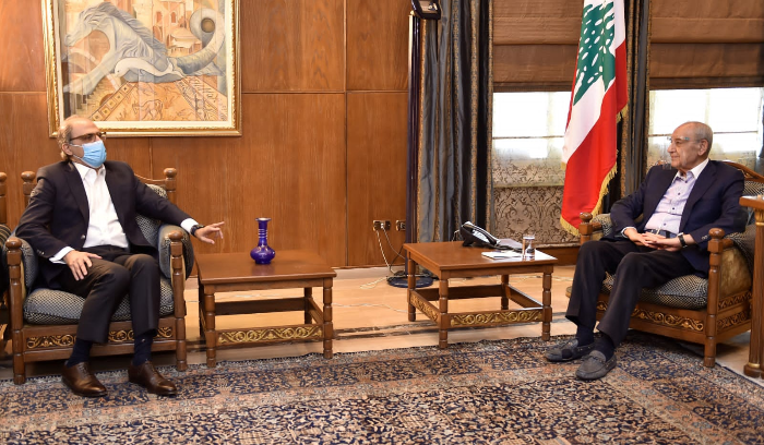 بري إستقبل مدير إدارة الشرق الأوسط وآسيا الوسطى في صندوق النقد