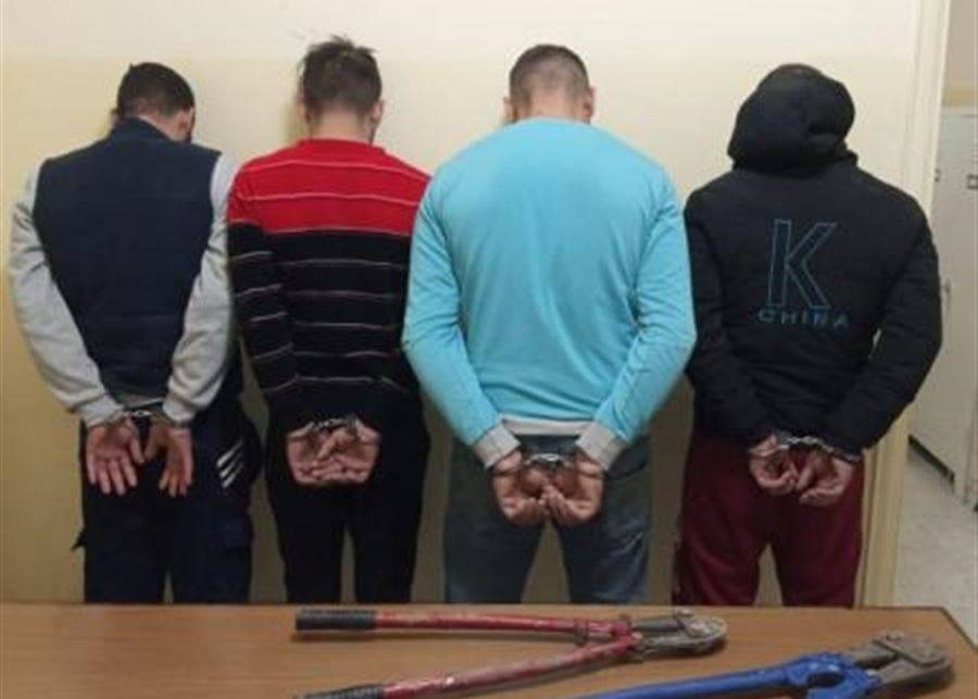 أخطر عصابات سرقة الأسلاك الكهربائية في البقاع… هكذا وقعت في قبضة قوى الامن!