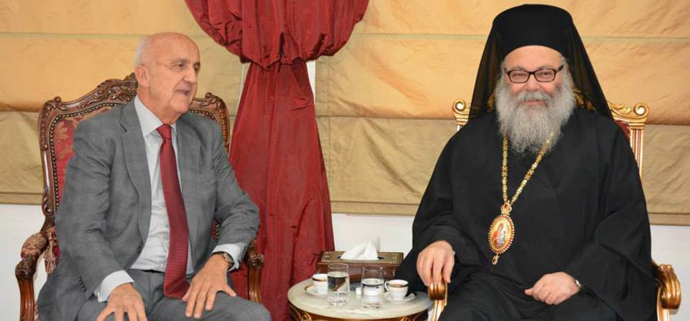 يوحنا العاشر استقبل سمير مقبل