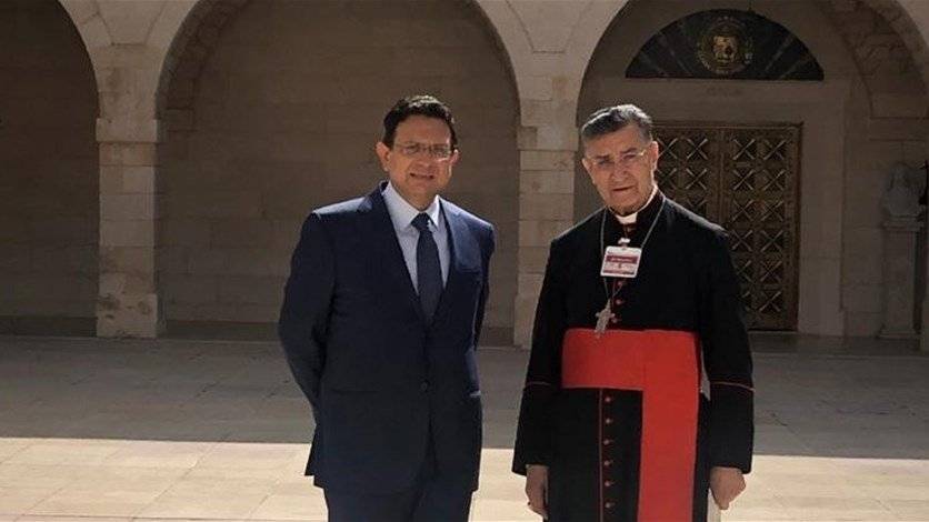 فريد هيكل الخازن من بكركي: نشدّد على ضرورة عودة اللُحمة بين القوى السياسية وإنهاء الصراعات