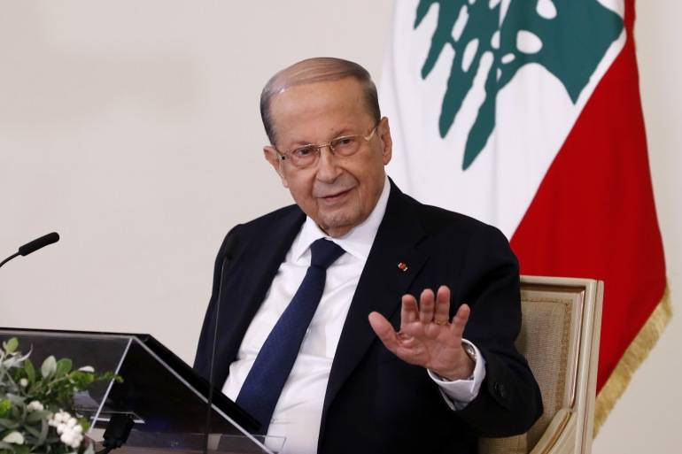 عون اتصل بالمطران ابراهيم مهنئاً
