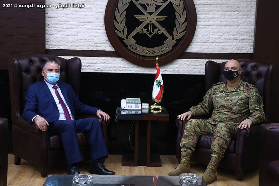 قائد الجيش إستقبل سفير لبنان في الجزائر وهذا ما تناولاه