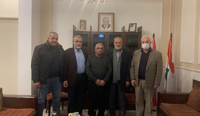 سعد استقبل وفد 