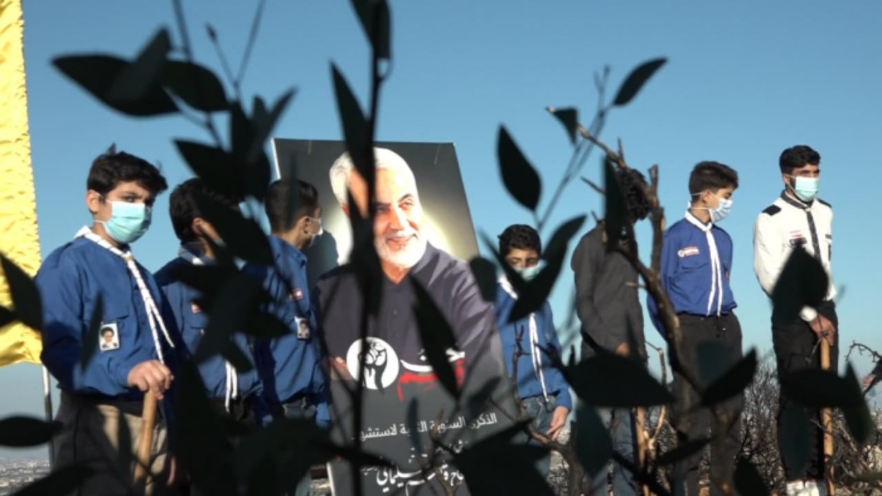 حزب الله أطلق حملة تشجير في ذكرى سليماني