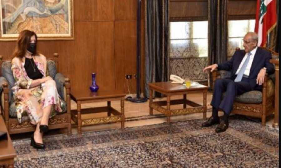 بري استقبل شيا ورشدي ووفدا من 