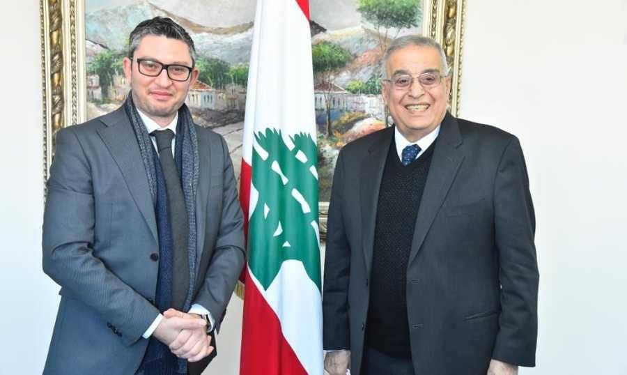 سلسلة لقاءات  لوزير الخارجية والمغتربين