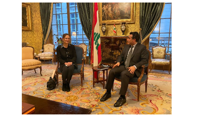 حميّه التقي مسؤولة الشؤون الخارجية الفرنسية
غيغان: لإنجاز الاتفاق مع صندوق النقد الدولي