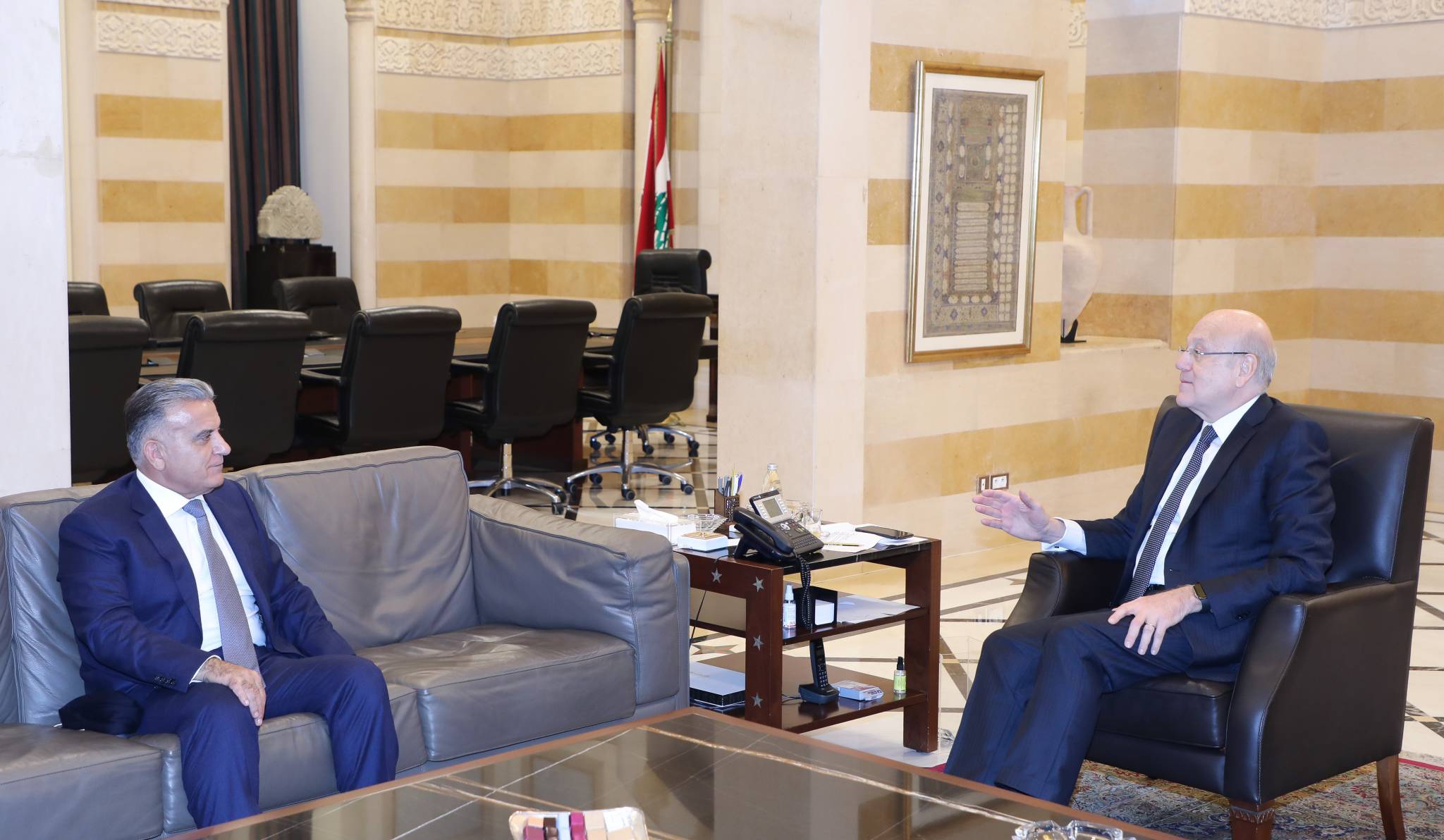 ميقاتي التقى اللواء ابراهيم وشهيّب وهيئة المفقودين
حجار: بحثنا في أوضاع الجمعيّات التي ترعاها "الشؤون"