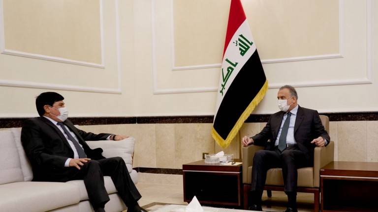 الكاظمي والسفير السوري يبحثان سبل توسيع التعاون الأمني وتأمين الحدود