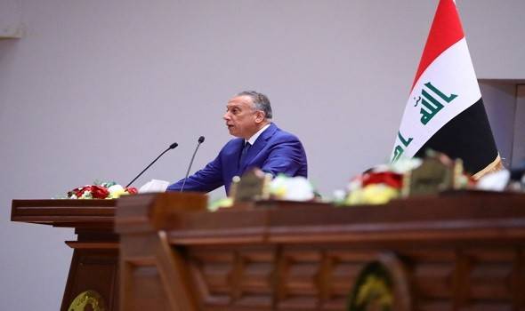 الكاظمي يتوعد برد حاسم على قصف مطار بغداد