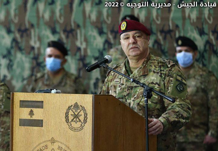 تفقّّد اللواء اللوجستي في كفرشيما
قائد الجيش للعسكريين: نُتابع ظروفكم
ونعمل على توفير المُساعدات قدر الإمكان