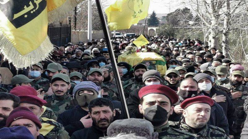 حزب الله شيّع حسين خير الدين في اللبوة