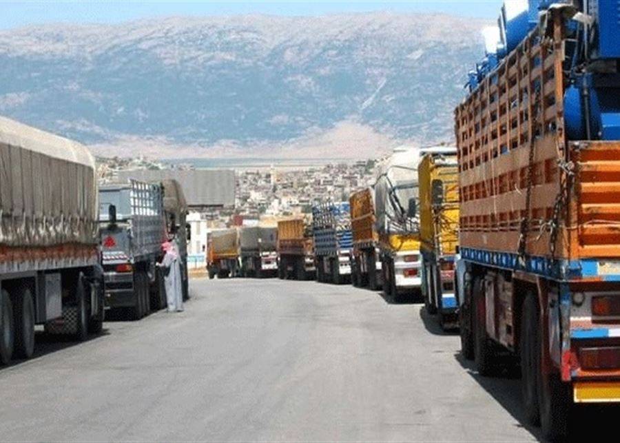 تدابير سير للشاحنات المتجهة من بيروت باتجاه البقاع