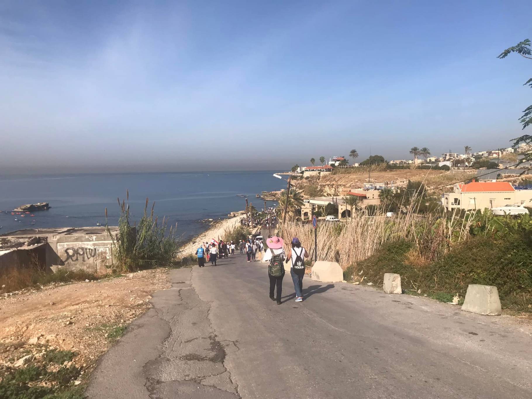 حادث بحري لباخرة مازوت قبالة عمشيت
