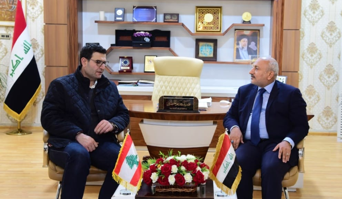 الحاج حسن التقى رئيس الوفد الإيراني في بغداد
واتفاق على تشكيل لجان فنية للبحث في التعاون