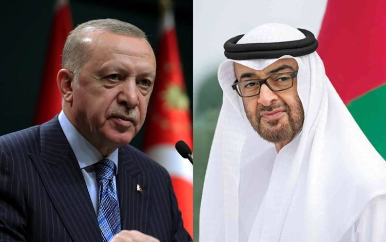 ولي عهد أبوظبي يتصل بأردوغان لهذا السبب