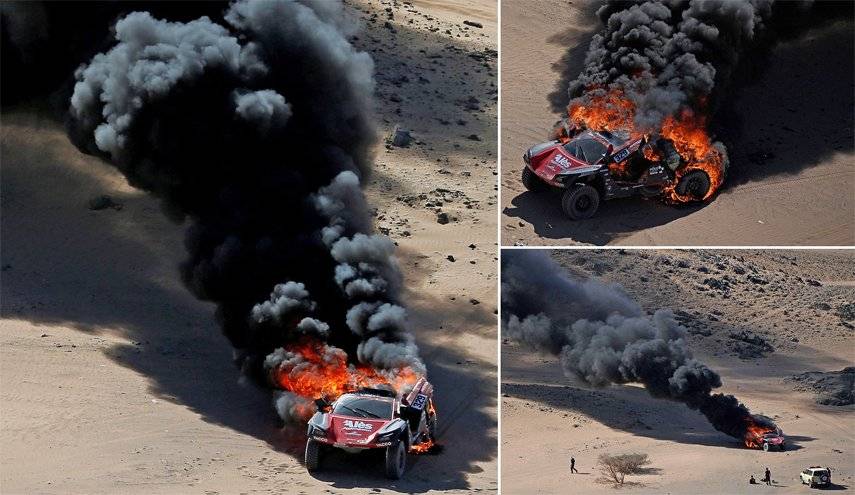 تفاصيل جديدة تُكشف حول انفجار رالي داكار بالسعودية.. علام عثر المحقّقون؟