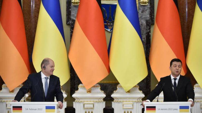 بم صرّح زيلينسكي بعد لقائه المستشار الألماني؟