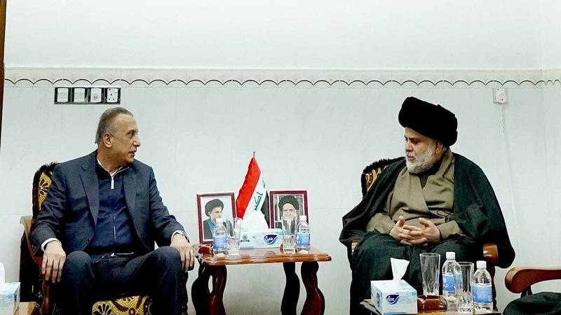 اجتماع مغلق بين الصدر والكاظمي