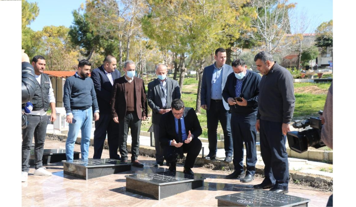 وزير الزراعة زار عوائل 