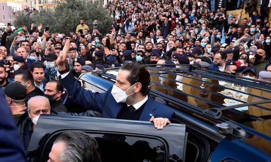 الحريري غادر بيروت عائدا الى ابو ظبي
