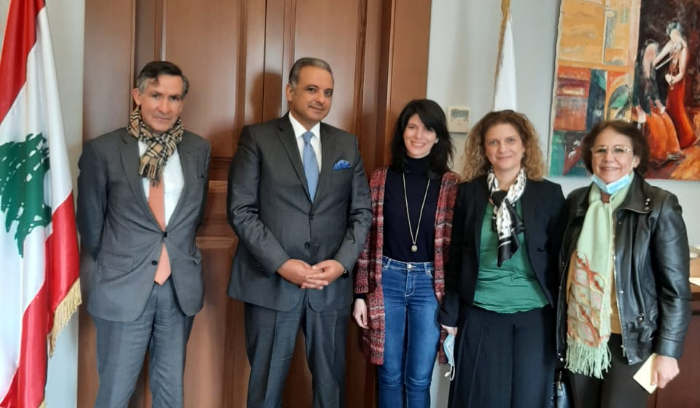 التقى الفنانة التشكيليّة لينا المقدم
المرتضى عرض مع الوكالة الجامعيّة للفرنكوفونيّة
التحضيرات للاحتفال بشهر الفرنكوفونيّة