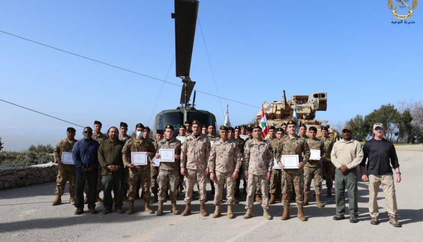 الجيش: تخريج دورة "إعداد طواقم
عربة القتال برادلي" في فوج المجوقل