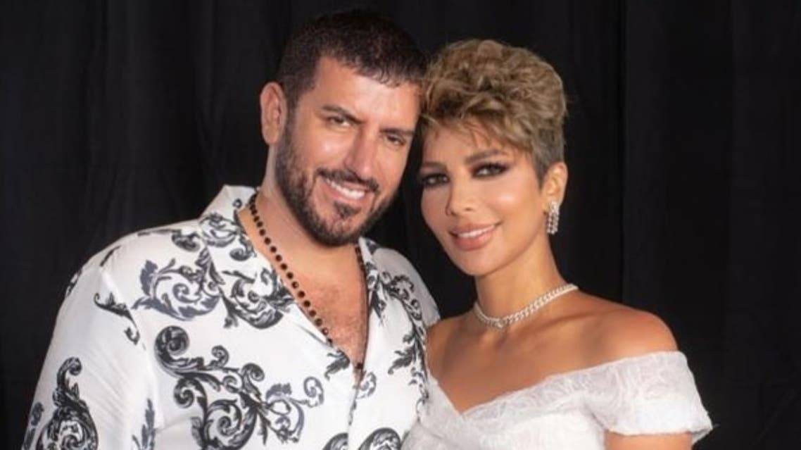 بالصورة - أصالة وفائق حسن يحتفلان بالـ 11 مليون على انستغرام
