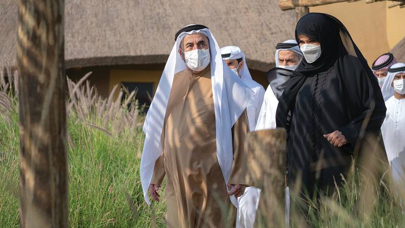 حاكم الشارقة يفتتح أكبر سفاري في العالم خارج إفريقيا