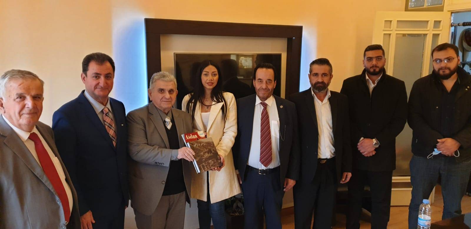 نادي الشرق لحوار الحضارات في لبنان في زيارة للاعلامية نيكول صدقة