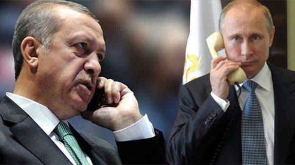 ماذا دار في الإتصال الهاتفي بين بوتين وأردوغان؟